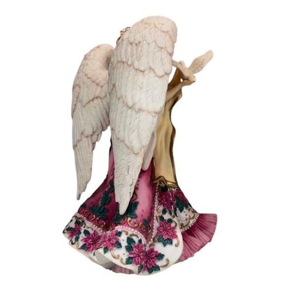 San Francisco Music Box Company Angels We Have Heard Angel Musical Figurine 7.5" - Picture 4 of 9